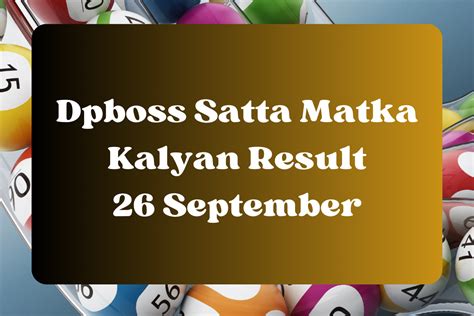 matka kalyan dpboss|More.